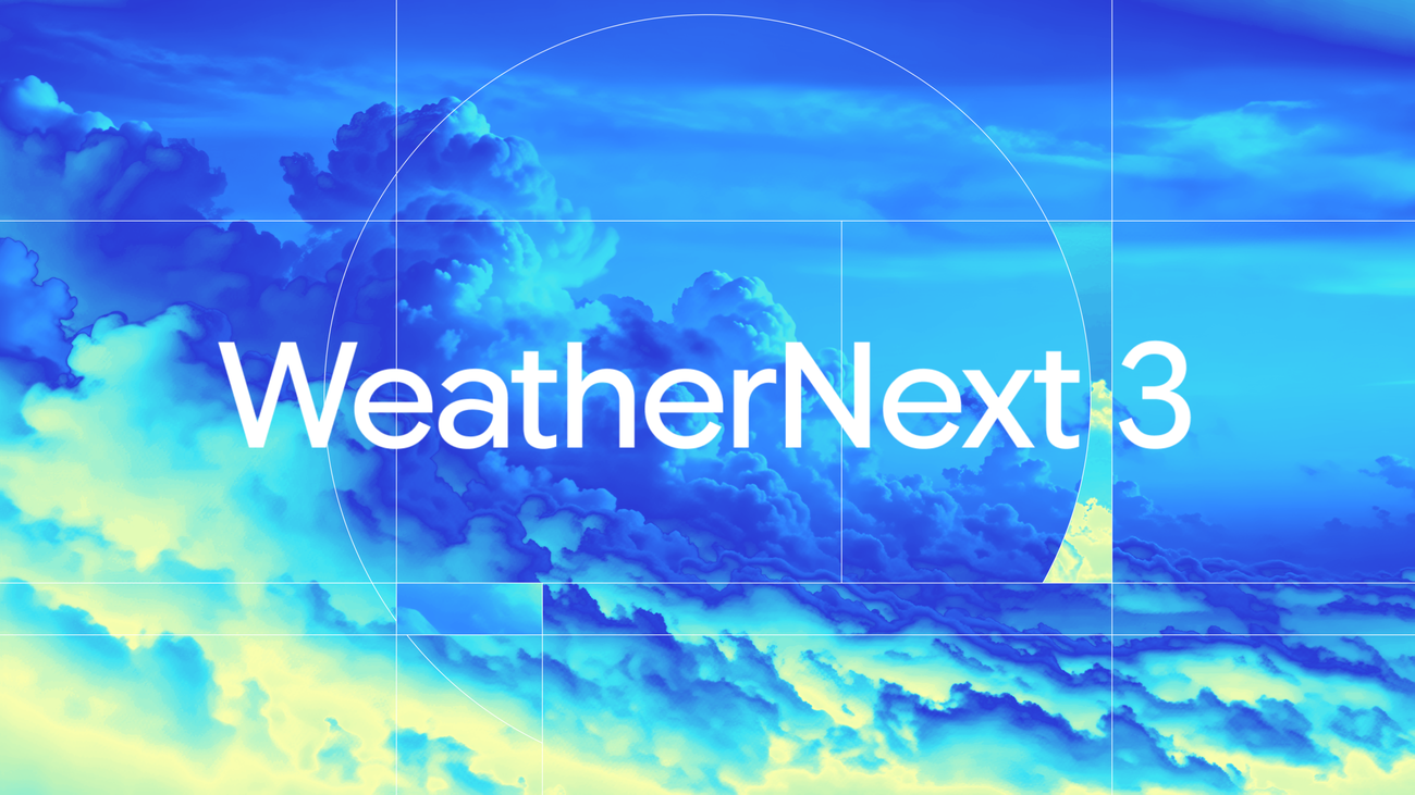 Google WeatherNext 3 üçün rəsmi vizual