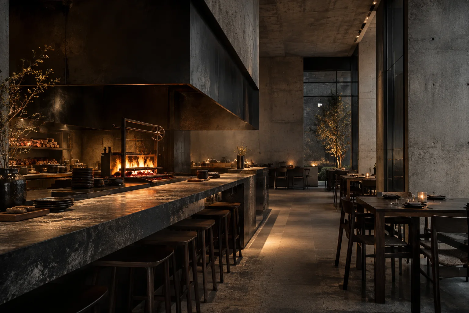 EMBER / 17 restaurant interior