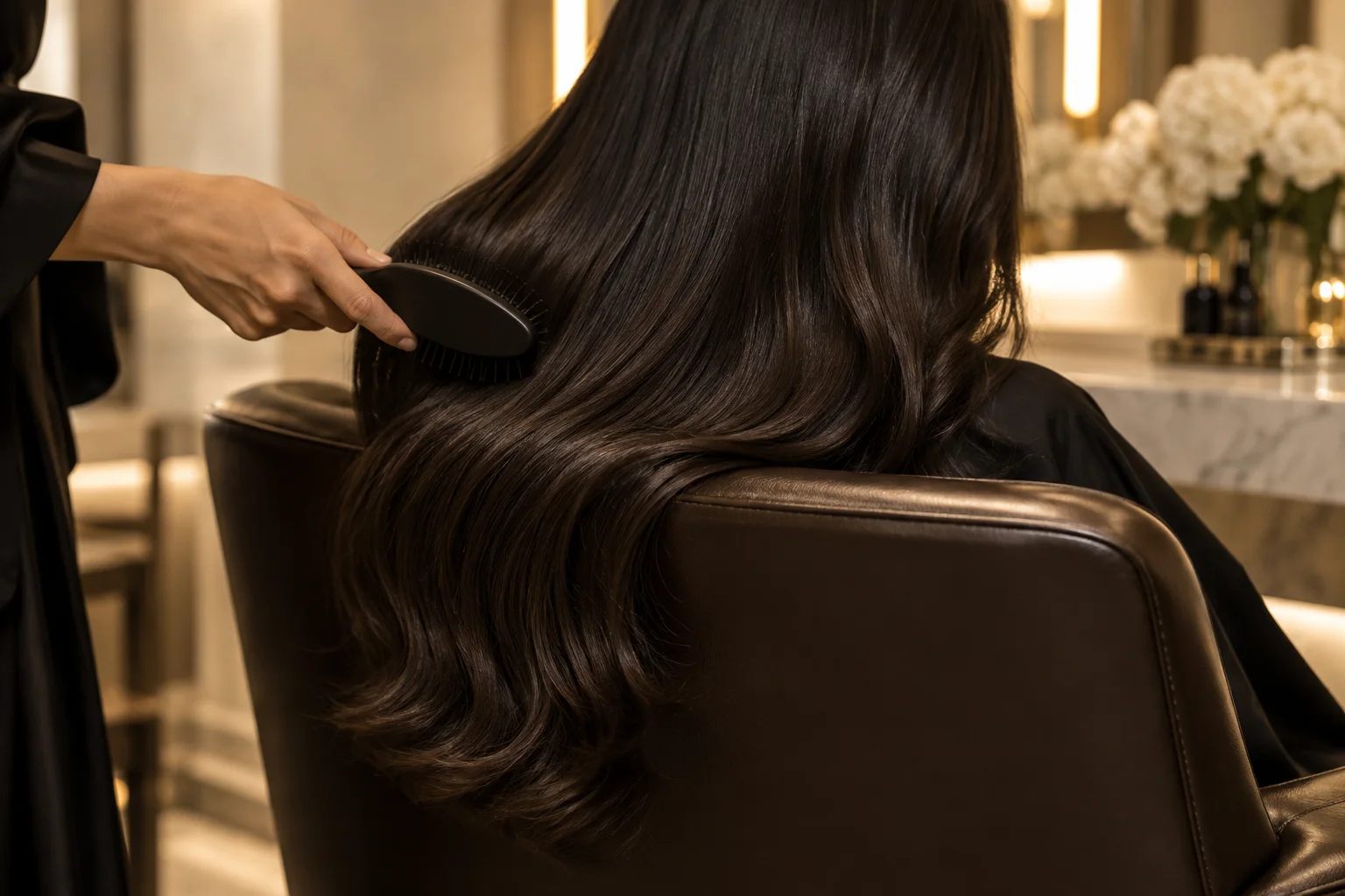 VÉLA hair styling detail
