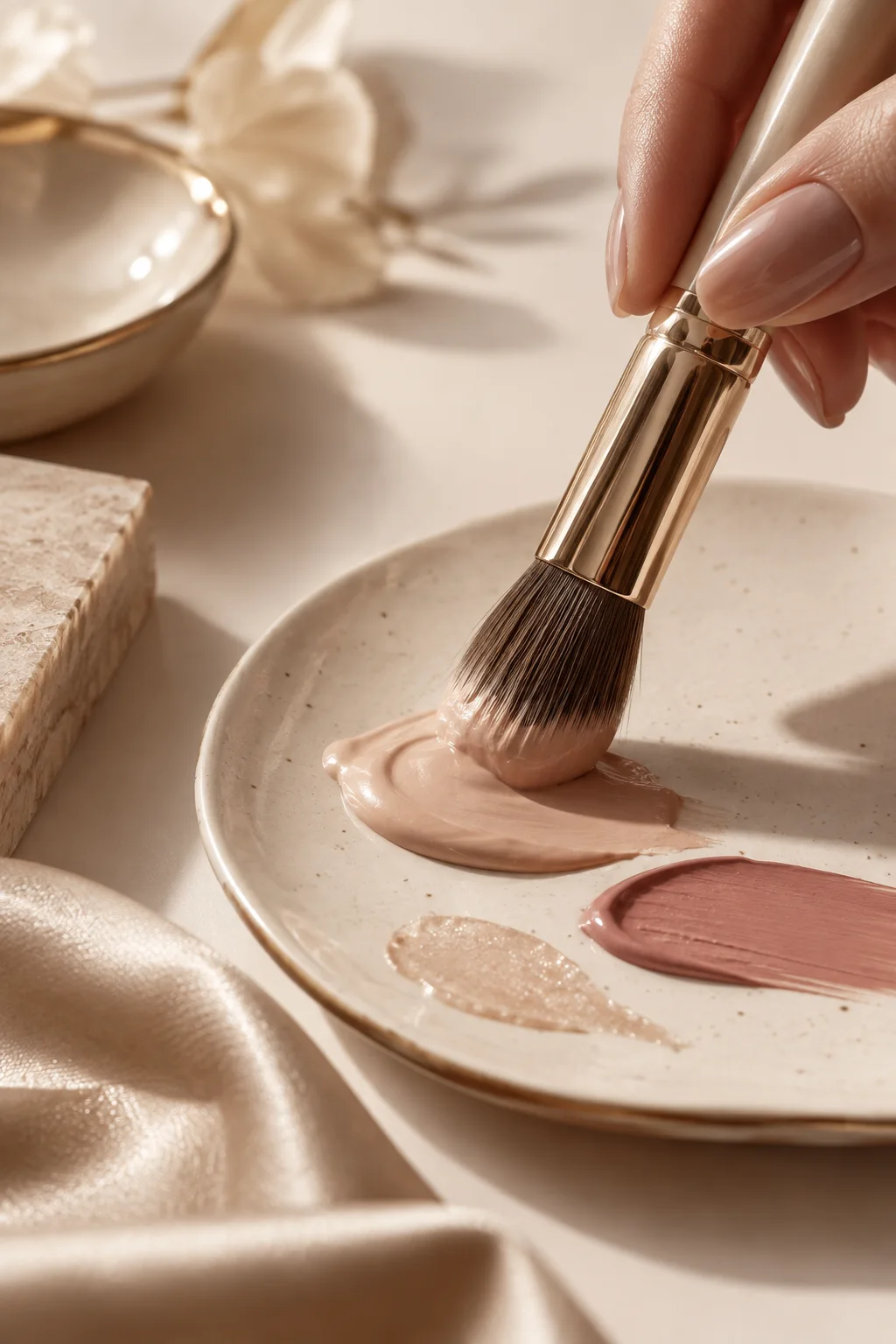 VÉLA makeup ritual detail